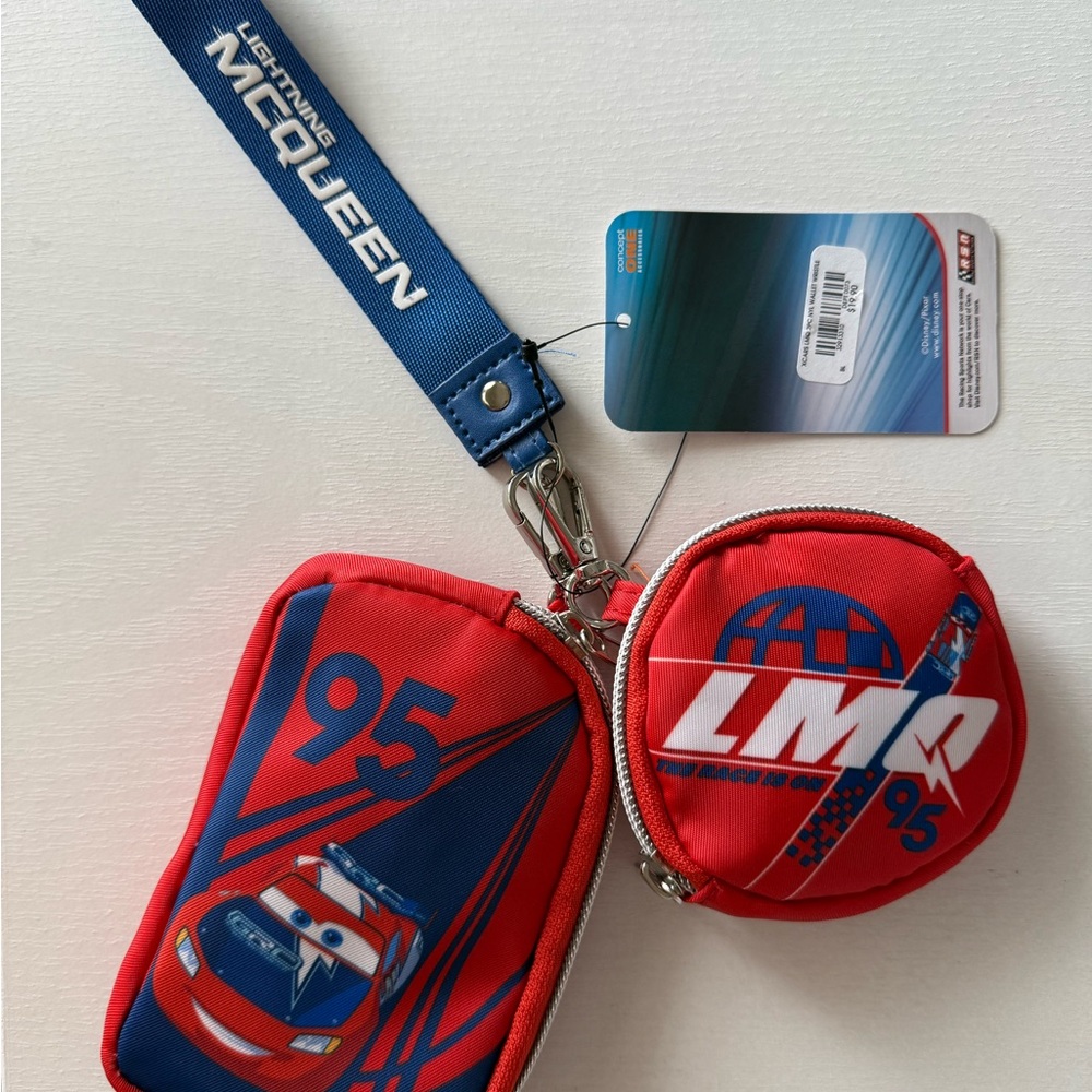 Lightning McQueen Red Coin Pouch Duo
